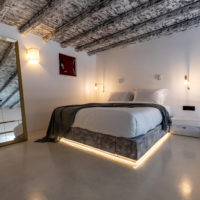 The TownHouse Mykonos Deluxe Duplex Bed